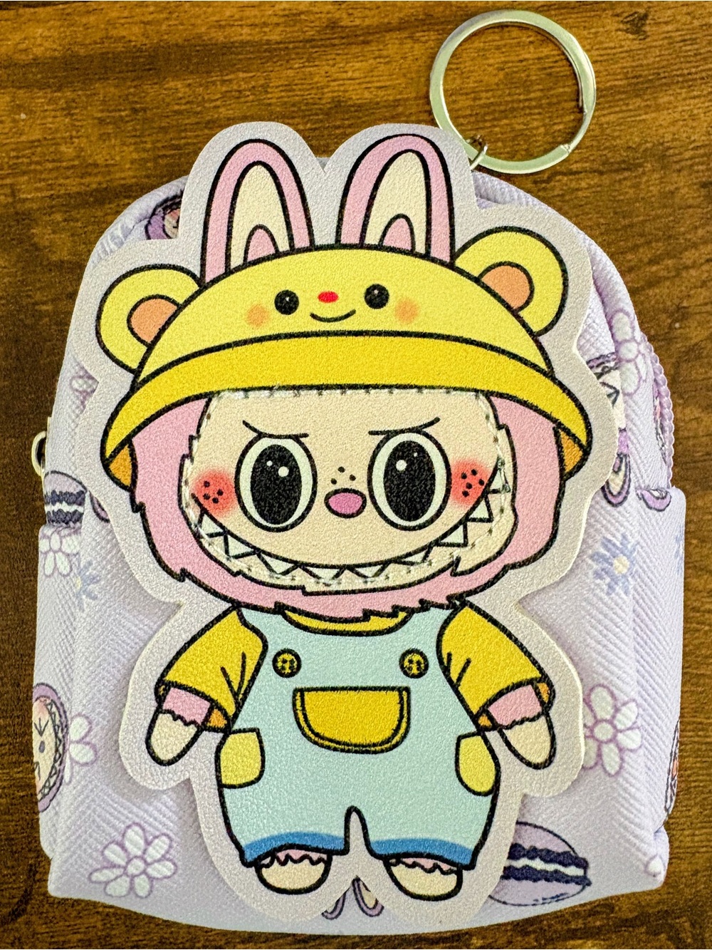 New Labubu Mini Backpack Keychain Bag Charm Accessory
